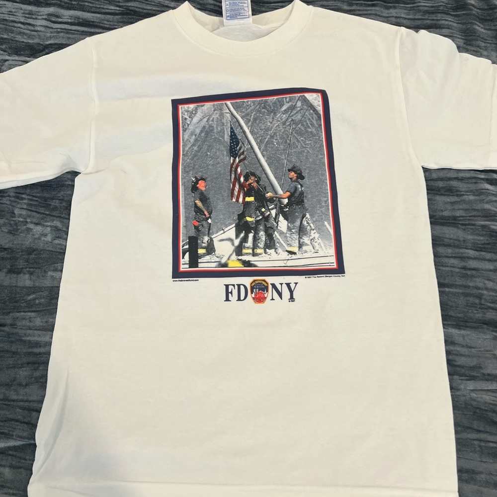 FDNY Graphic T-Shirt in White